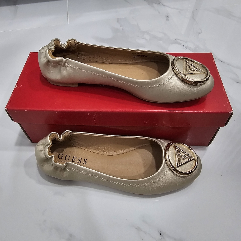 Guess GF Senna Logo Ballet Flats Size - 5
